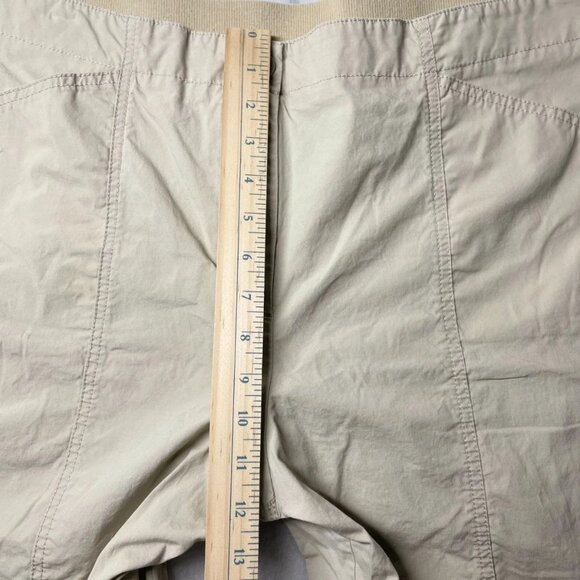 Chico's Womens Beige Straight Leg High Rise Casual Capri Pants Size 3 US X-Large - Picture 8 of 10